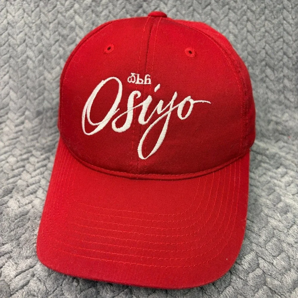 Port Authority Cherokee Nation Osiyo Red Baseball Cap Hat Adjustable 1329